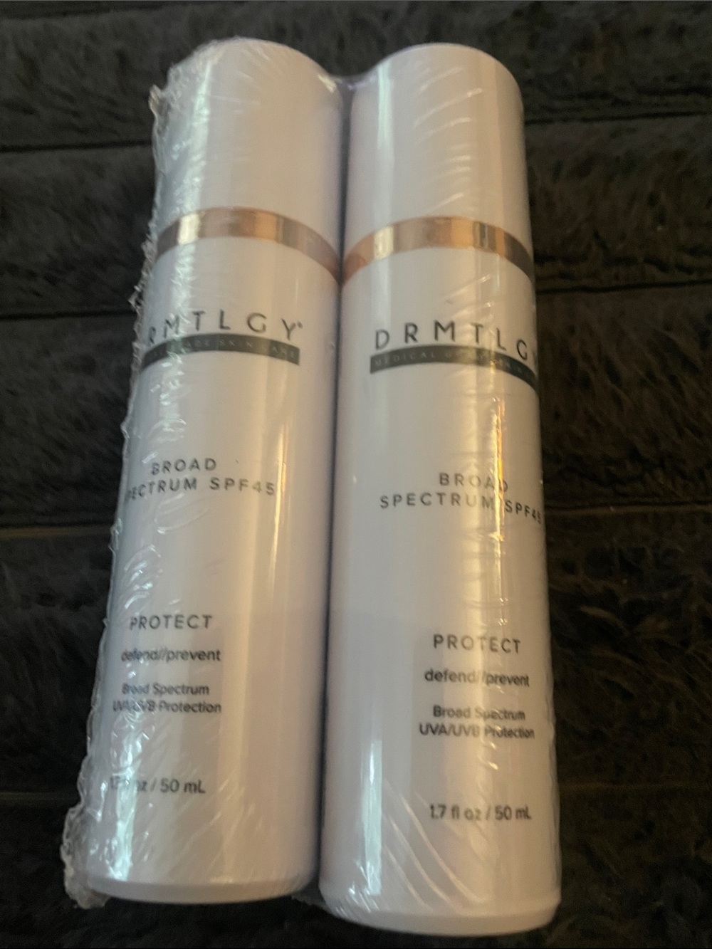 DRMTLGY Anti-Aging Clear Face Sunscreen SPF 45 Bundle of 2